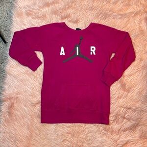 Air Jordan Youth Pink Crewneck Sweatshirt Size‎ Large (12-13 years)